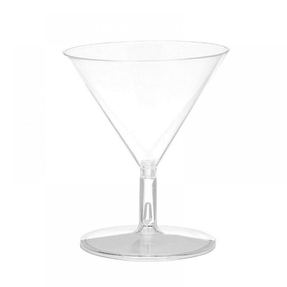 12 Disposable Mini Plastic Martini Glasses Clear Mini Dessert Cups Plastic Cocktail Glasses Martini Glass Dessert Glasses Parfait Cups 2 oz Wine Shooter Shot Glasses Candy Bowls Trifle Party Bowl