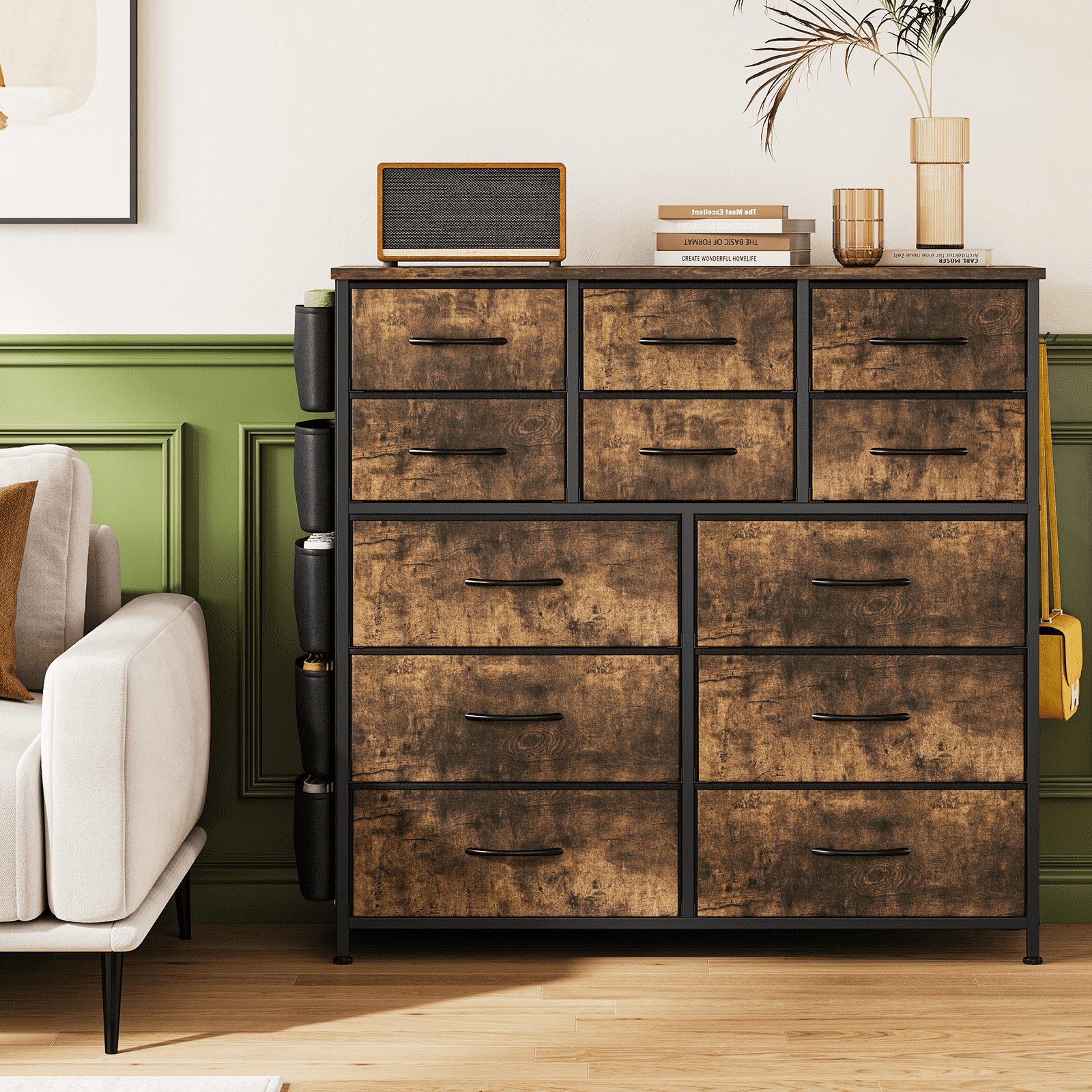 knee length dresses for ladies GrandView 5-Drawer Industrial Metal Dresser – Modern Industrial Furniture main image 0