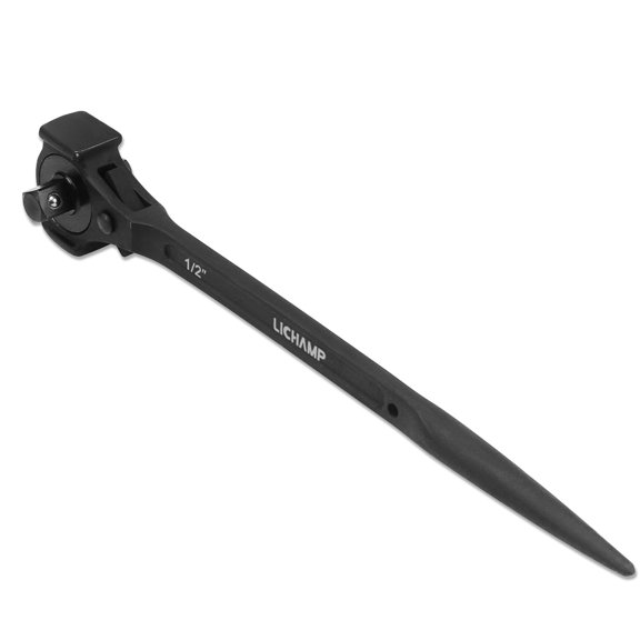 12" Dual Drive Spud Ratchet 3/8" x 1/2" Ratcheting Hammer Head