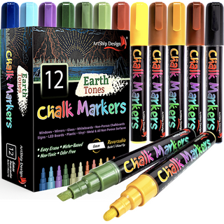 SILENART White Chalk Markers 24 Pack, Chalk Pens White Liquid  Chalk Markers White Erasable Chalkboard Markers for Kids, Chalk Marker for  Signs Labels Menu : Everything Else