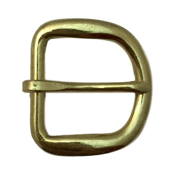 12  Economy Rounded Gilt Belt Buckle - 1 1/4", 1", 3/4", 5/8", 1/2"