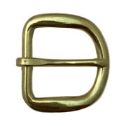 12 Economy Rounded Gilt Belt Buckle - 1 1/4, 1, 3/4, 5/8, 1/2