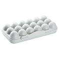 thumbnail image 1 of 12 Egg Holder for Fridge with Lid Reusable Egg Carton Plastic Egg Storage Container Bin Clip On Egg Tray Refrigerator Organizer for Kitchen Camping, 1 of 2