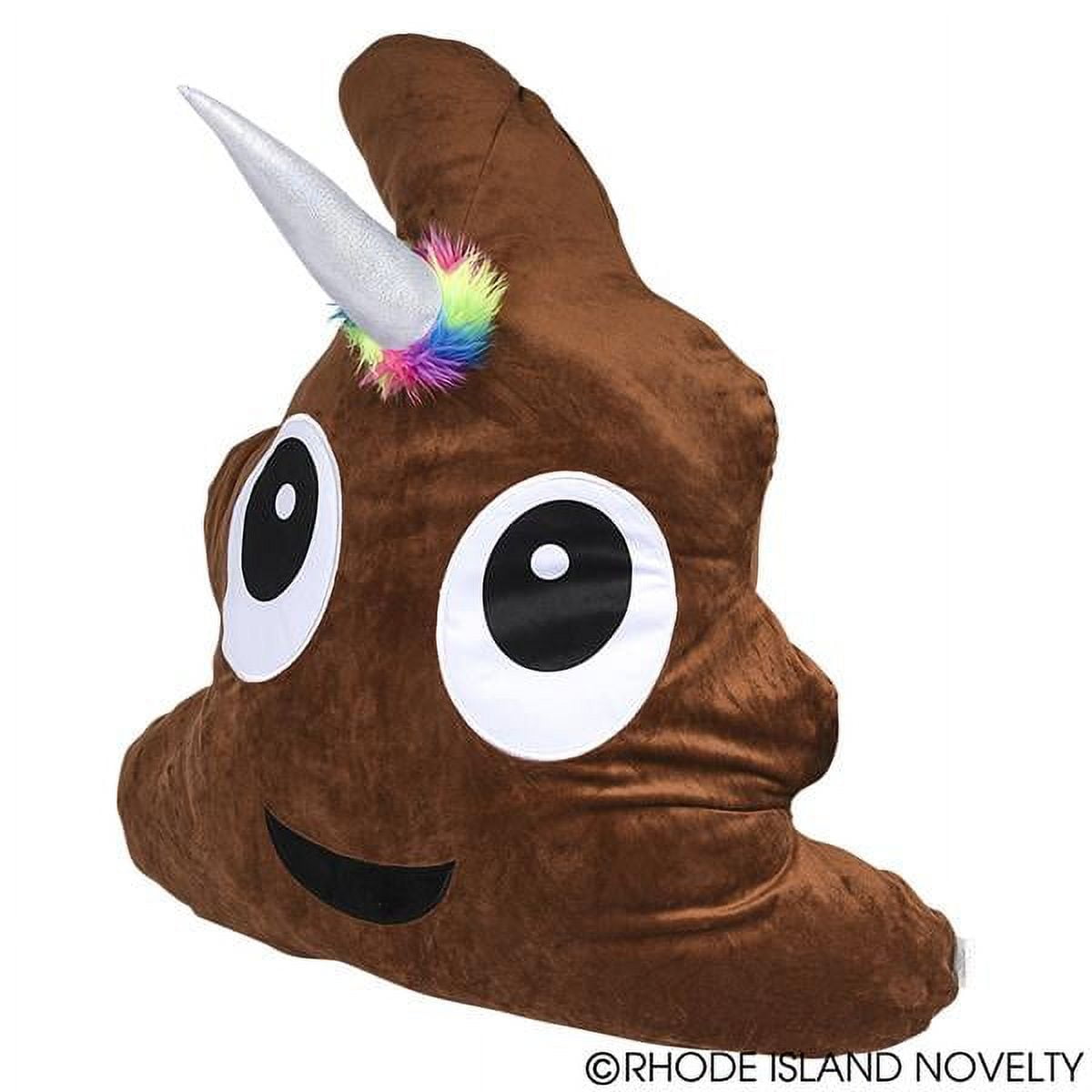 Unicorn poop 2024 emoji pillow