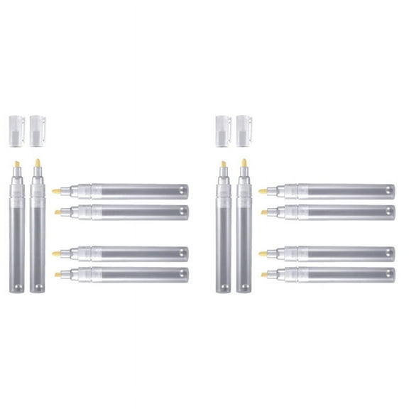 12 Empty Fillable Blank Paint Pen Markers Refillable Paint Pen Fine Tip Graffiti Markers Acrylic Markers