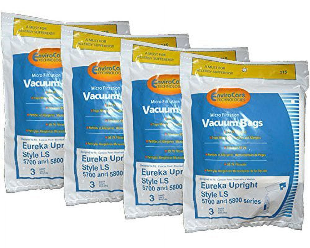 12 Eureka Type LS Sanitaire Upright Vacuum Cleaner Bags