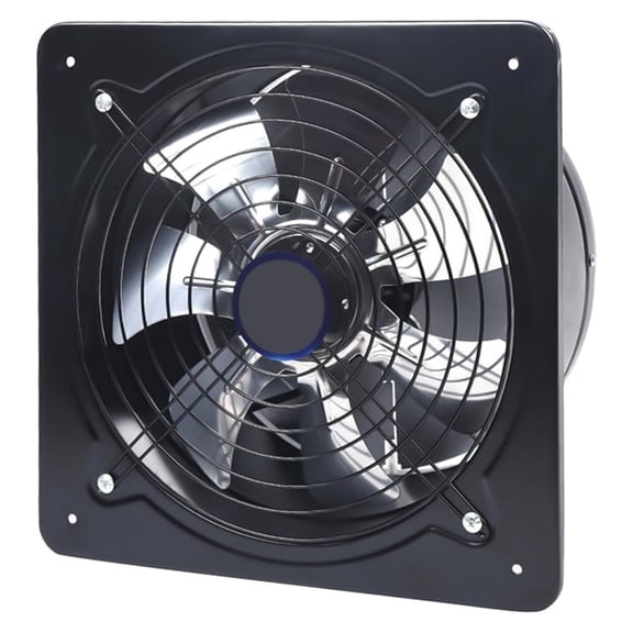 12'' Explosion Proof Exhaust Fan, 110V 125W Industrial Axial Flow Fan Utility Blower Ventilator Extractor Factory Extraction Ventilation for Kitchen, Warehouse, Workshop, 2800RPM