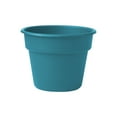 thumbnail image 1 of Mainstays Flint 10.5" x 13.5" x 10.5" Round Teal Thunder Resin Planter, 1 of 6