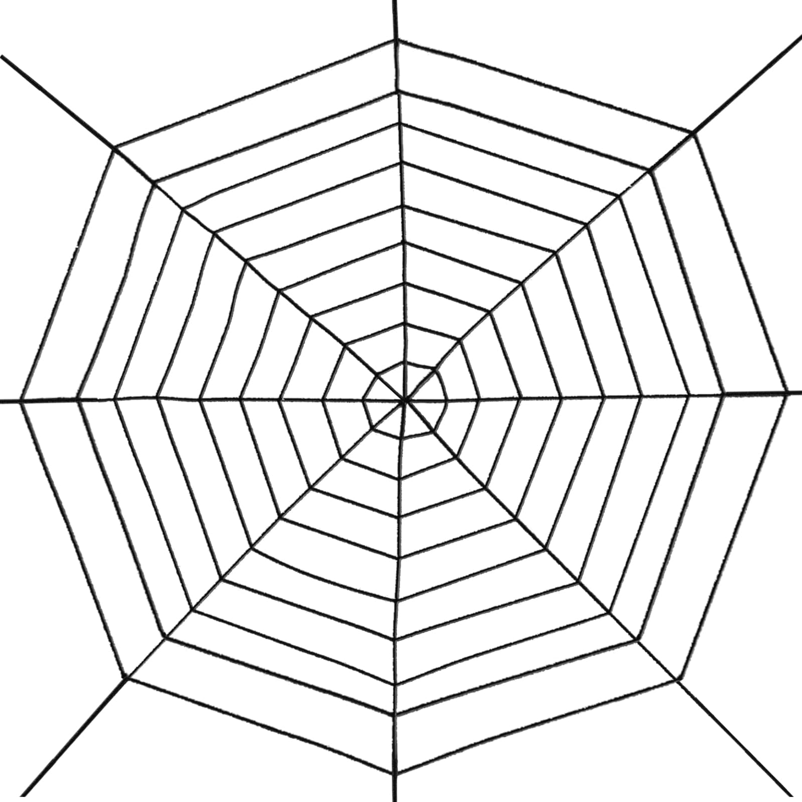 12 FT 9 Ring Spider Web Halloween Decoration Black Rope Haunted House ...