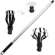 12 FT Light Bulb Changer for High Ceilings, Light Bulb Pole Changer for High Ceilings, Light Bulb Changer with Baskets and Suction Cup, Light Bulb Removal Tool for Household