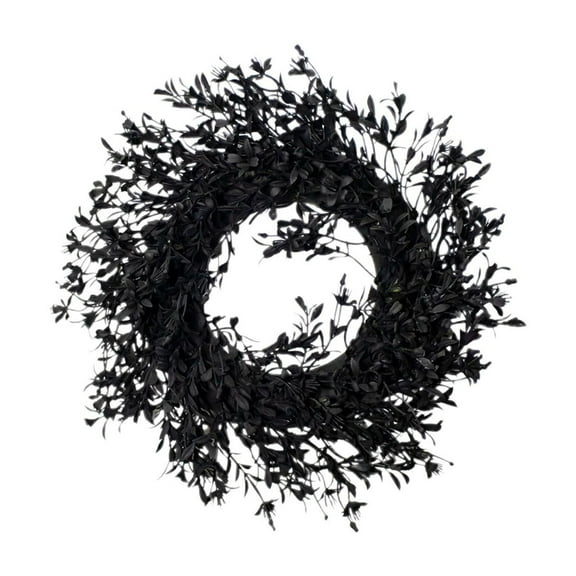 12" Fall Harvest and Sunflower Wreath - Grape Vine Autumn Wreath with Mixed Leaves, Perfect for Front Door, Indoor Outdoor Fall Door Decor Accents Ideal for Thanksgiving