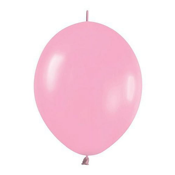 12" Fashion Bubblegum Pink Link O Loon Balloons, Pack/50