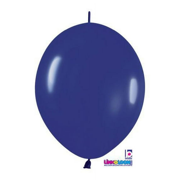 12" Fashion Royal Blue Link O Loon Balloons, Pack/50