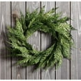 thumbnail image 1 of 12" Faux Cedar Wreath, 1 of 7