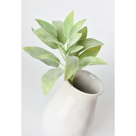 12" Faux Green Sage Stem