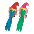 thumbnail image 1 of 12" Feathered Pirate Parrot Tropical Bird Animal Toy Accessory Decoration, 1 of 2
