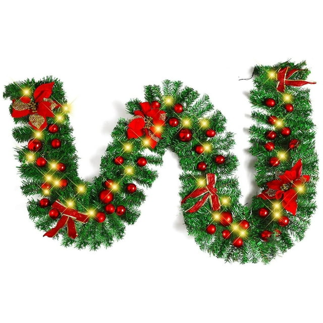 12 Feet Christmas with Lights Lighted Xmas Decorations Artificial Xmas