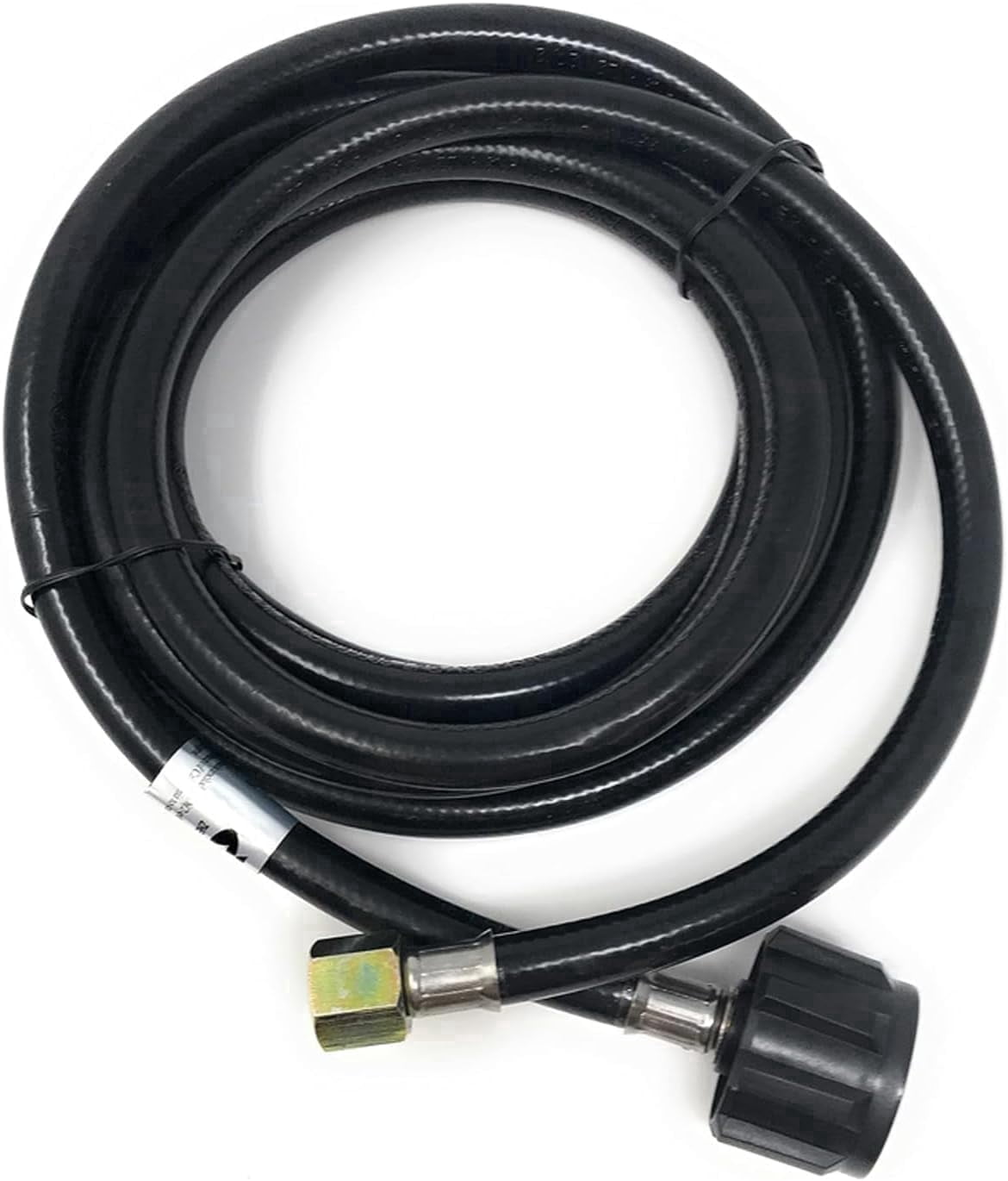 Madol 12 Feet Hose Assembly For Propane Tank Adapter QCC1 Acme x 3/8 Female Flare, Max 80,000 BTU's EVEN Controlled FLO Tanks RV BBQ Gas Grills Fire Pit Table Heaters