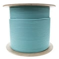 thumbnail image 1 of 1000ft Aqua 12-Strand Fiber Optic Cable OM4 Indoor Distribution Multimode 50/125, Corning ClearCurve, 10 Gbit/s, Riser Rated, PVC Jacket, 1 of 8