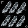 thumbnail image 1 of 12 Fillable Cinderella Clear Slippers Wedding Favor Holders Plastic Shoes Gifts Quinceanera Recuerdos, 1 of 1