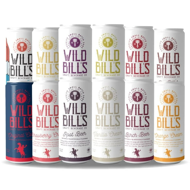 Root Beer Without High Fructose Corn Syrup 12-Flavor Soda Variety Sampler, Root Beer, Strawberry Cream, Cola
