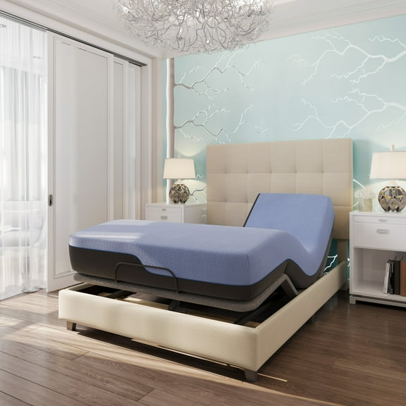 12" Flex Head Mattress, King Size - Cooling Copper Memory Foam With Comfort, 730 Coil Count, Spinal Alignment Support Mattress Comfort Foam, Individually Wrapped Coils, Spine