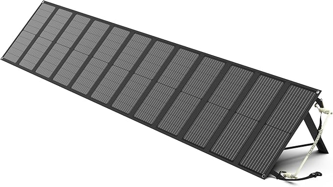 Arkpax 200W Portable Solar Panel, 12-Fold IP65 Waterproof Solar Panel Kit for Outdoor Camping, RV Travel & Home Emergency Power