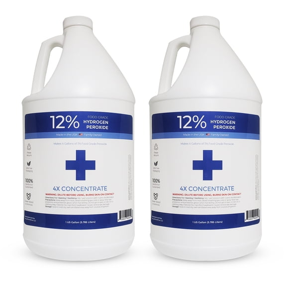 12% Food Grade Hydrogen Peroxide 2 Gallons - PureChemPros