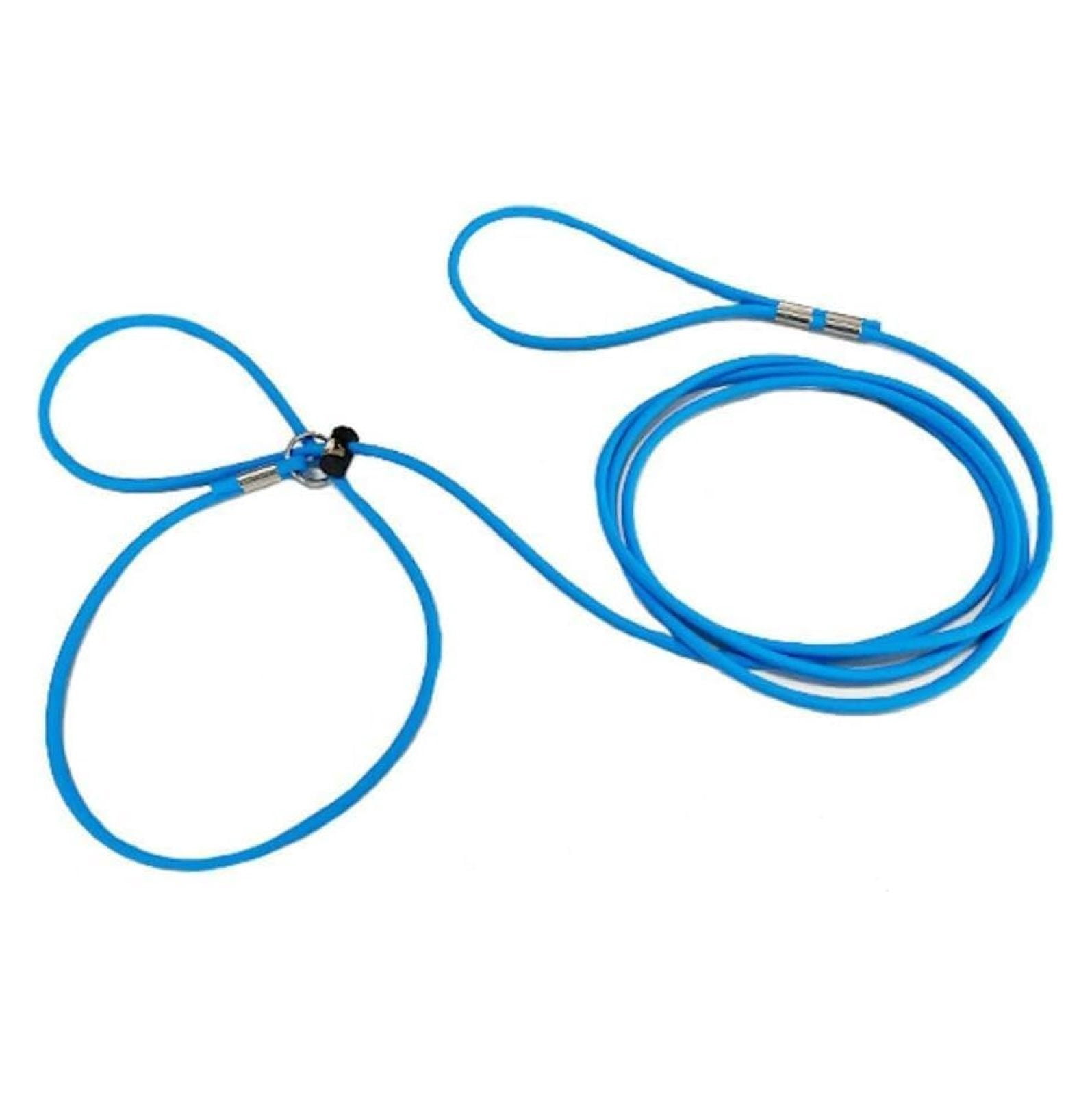 Mini Pig Harness & Leash Set - Fully Adjustable Step-in Design For Potbelly Pigs & Small Pets (Small/Medium, Eggshell Blue)