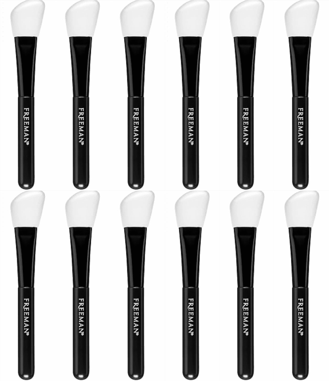 Freeman 12 Silicone Face Mask Applicators, Flexible Facial Mud Masks Applicator