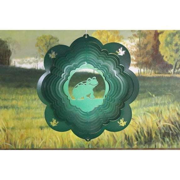 12" Frog - Green Starlight