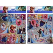 12 Frozen Big Size Stickers