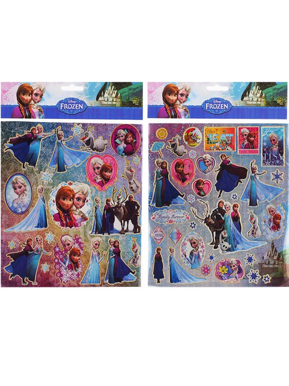 12 Frozen Big Size Stickers