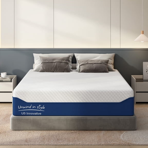 12" Full Gel Memory Foam Mattress in a Box, Medium Firm with Cooling and Pressure Relief, Washable Cover