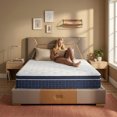 thumbnail image 1 of 12" Full Hybrid Mattress in a Box, Memory Foam and Pocket Springs, Medium Firm, Deep Sleep, Breathable, Back and Shoulder Pain Relief, Motion Isolation, 1 of 6