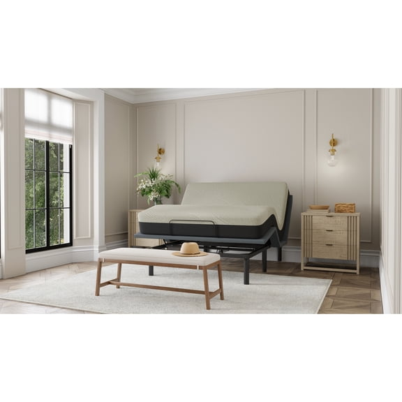 12" Full Size Gel Comfort Mattress - Provide A Good Night's Resting Minimize Muscle Stress Cool And Breathable 3" Layer Convoluted 5" Hd Support Removable Microbial Cover Black Gray Foam Soft