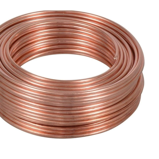12 Ga Solid Bare Copper Round Wire 50 Ft. Coil (Dead Soft) 99.9 Pure