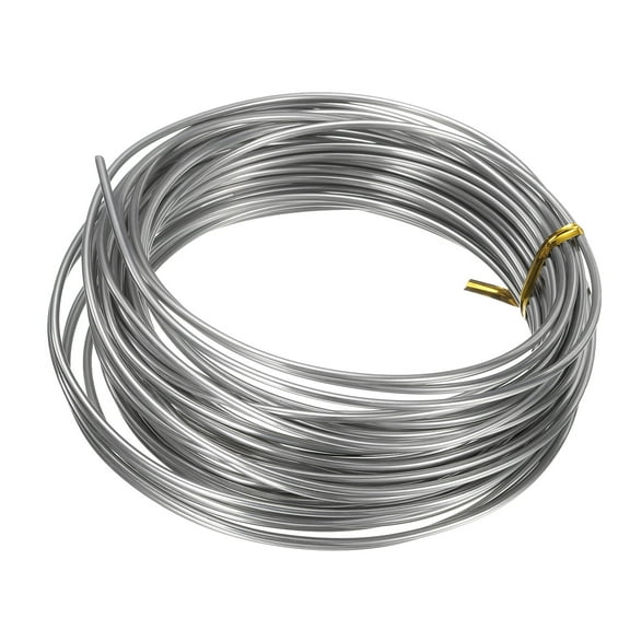 12 Gauge 2.0mm Stainless Steel Wire 10m/33 ft Soft Craft Sculpting Artistic Wire for Jewelry Making Beading DIY Crafts Supplies, Silver
