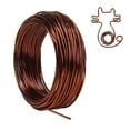 12 Gauge Aluminum Wire, 100 Feet 2mm Bendable Metal Craft Wire for