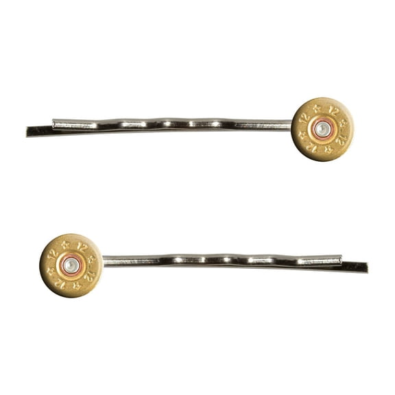12 Gauge Bullet Shell - Ammo Bobby Pin Hair Clips