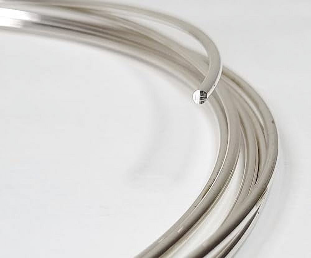 18 Gauge Craft Wire 20 Gauge, Argentium Silver 935 Wire, Square, Dead Soft - 5FT From Craft Wire Silver Wire