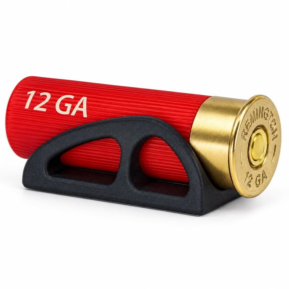 12 Gauge Shotgun Shell Holder – Tactical Ammo Carrier – PA12 Plastic Mount with Screw Hole – Compatible with Most 12GA Shotguns – Durable Shell Rack for Hunting and Range (1)