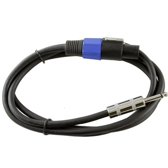 12 Gauge Speaker Cable 6ft long: Speakon - 1/4"