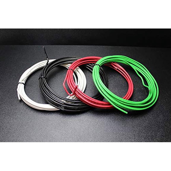 12 Gauge THHN Wire Stranded 4 Colors 25 FT Each RED Black Green White THWN 600V Copper Cable AWG$$Tools & Hardware Other
