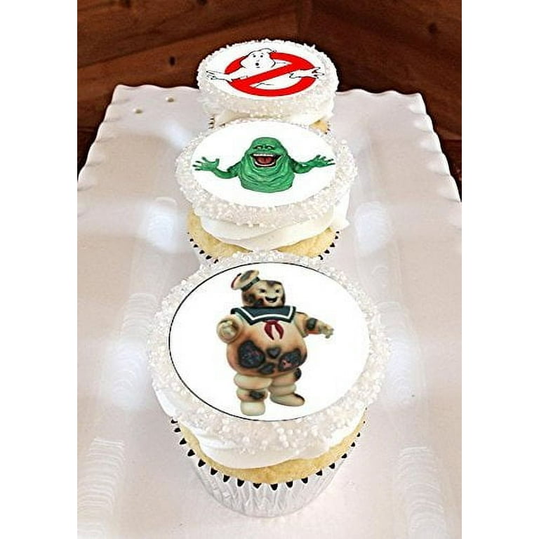 Decorating a Cake with Ghostbusters Edible Cake Images - Edible