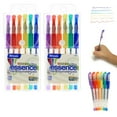 thumbnail image 1 of 12 Glitter Gel Pens Fine Tip Art Set More Ink Adult Coloring Book Sparkle Gift, 1 of 6