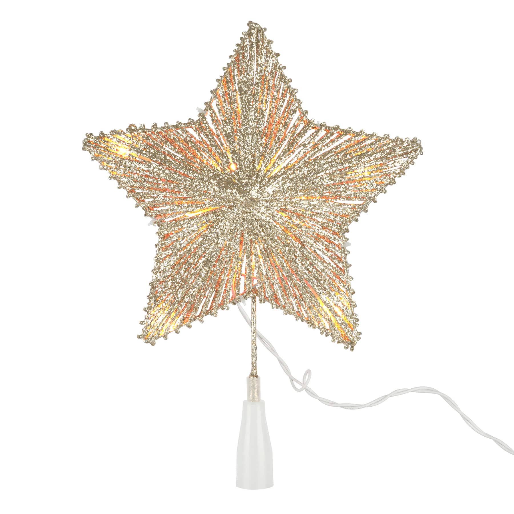 12" Gold Star Lighted Tree Topper by Ashland®