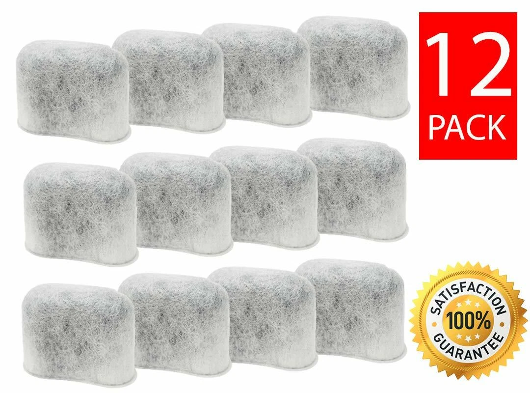 (12) Goldtone Charcoal Water Filters For All Krups Coffee Makers And Brewers
