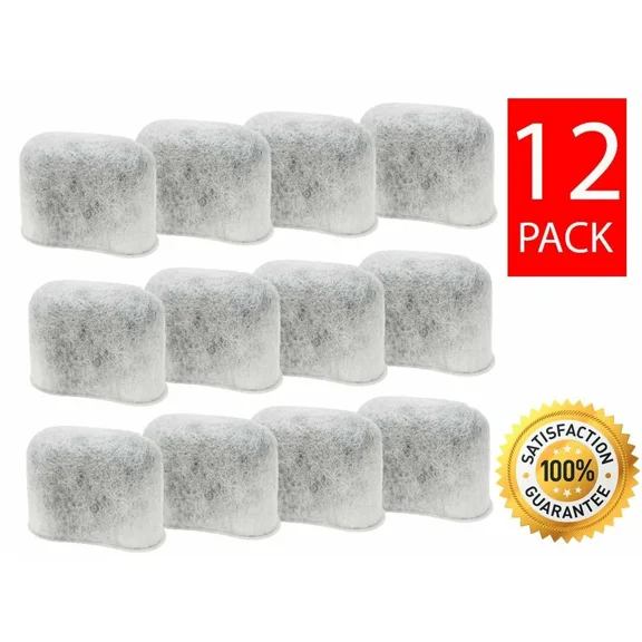 (12) Goldtone Charcoal Water Filters For All Krups Coffee Makers And Brewers