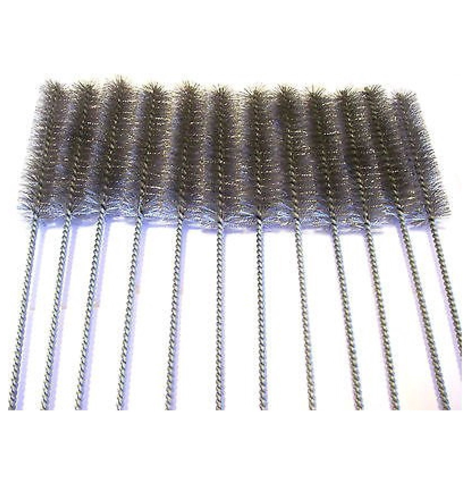 12 Goliath Industrial 16" Steel Wire Tube Cleaning Brush 1" TB10S Brushes Gun